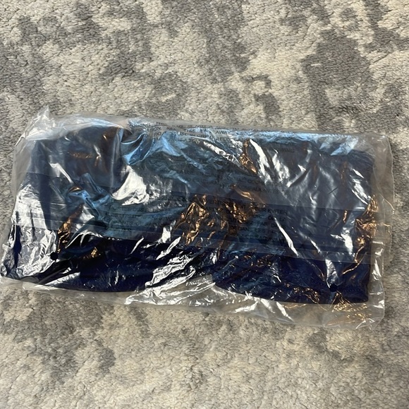 NWT Andie Swim Rio Top Bandeau Swim Bikini Separate Navy Blue Sz M - Picture 4 of 6